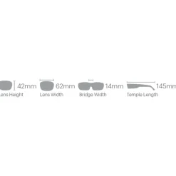 Lunettes de soleil Smith Monroe Peak Matte Black Chromapop Polarized Gray Green