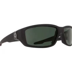 Lunettes de soleil Spy Dirty Mo Soft Matte Black Happy Gray Green Polar