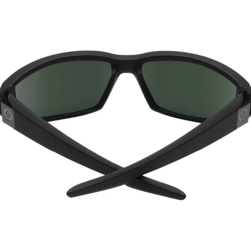 Lunettes de soleil Spy Dirty Mo Soft Matte Black Happy Gray Green Polar