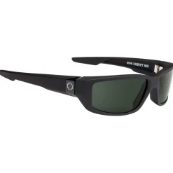 Lunettes de soleil Spy Dirty Mo Soft Matte Black Happy Gray Green Polar