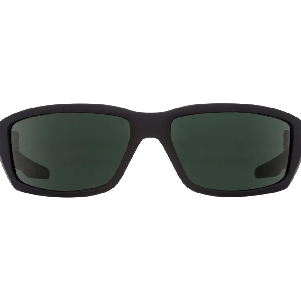 Lunettes de soleil Spy Dirty Mo Soft Matte Black Happy Gray Green Polar
