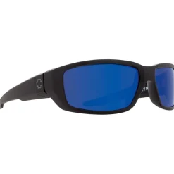 Lunettes de soleil Spy Dirty Mo Matte Black Happy Bronze Polar Blue Spectra Mirror