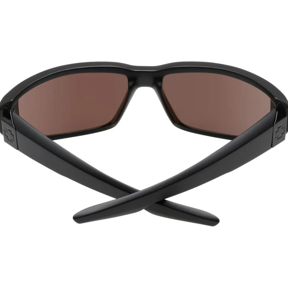 Lunettes de soleil Spy Dirty Mo Matte Black Happy Bronze Polar Blue Spectra Mirror