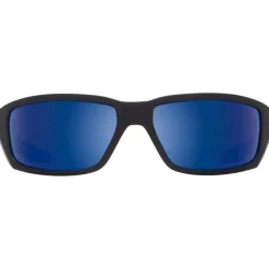 Lunettes de soleil Spy Dirty Mo Matte Black Happy Bronze Polar Blue Spectra Mirror