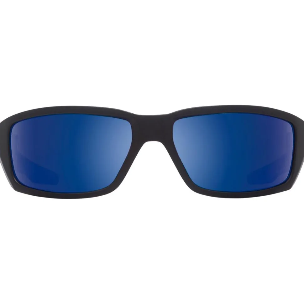 Lunettes de soleil Spy Dirty Mo Matte Black Happy Bronze Polar Blue Spectra Mirror