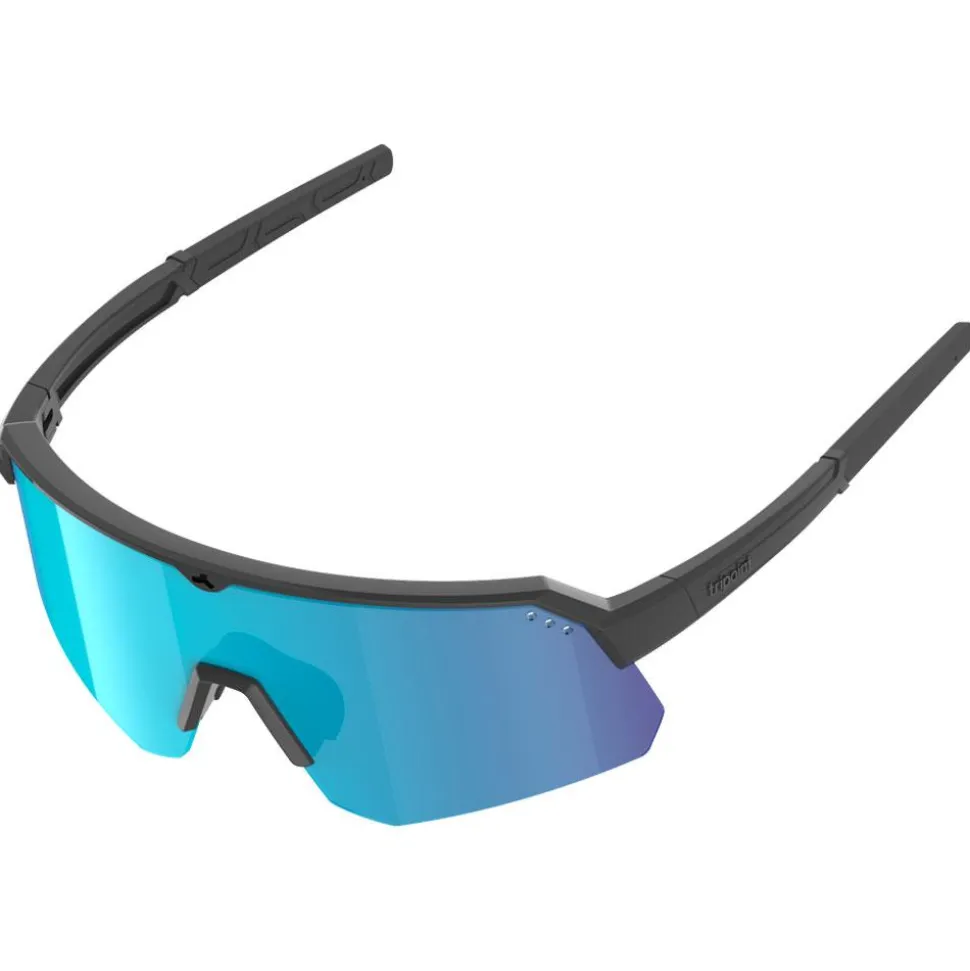 Lunettes de soleil Tripoint Treriksroset Matt Black Smoke Blue Multi