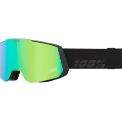 Masque de Ski 100% Snowcraft Essential Black Hiper Grey Blue Green Ml Mirror + Hiper Pink Turquoise Ml Mirror