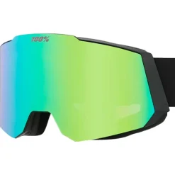 Masque de Ski 100% Snowcraft Essential Black Hiper Grey Blue Green Ml Mirror + Hiper Pink Turquoise Ml Mirror