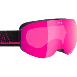 Masque de Ski AZR Iron S Otg Noire Mate Full Rose Multicouche