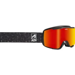 Masque de Ski AZR Urion Otg Mat Noir Full Rouge Multicouche