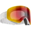 Masque de Ski Bliz Flow Matte Light Grey Brown Red Multi + Pink