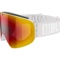 Masque de Ski Bliz Flow Matte Light Grey Brown Red Multi + Pink