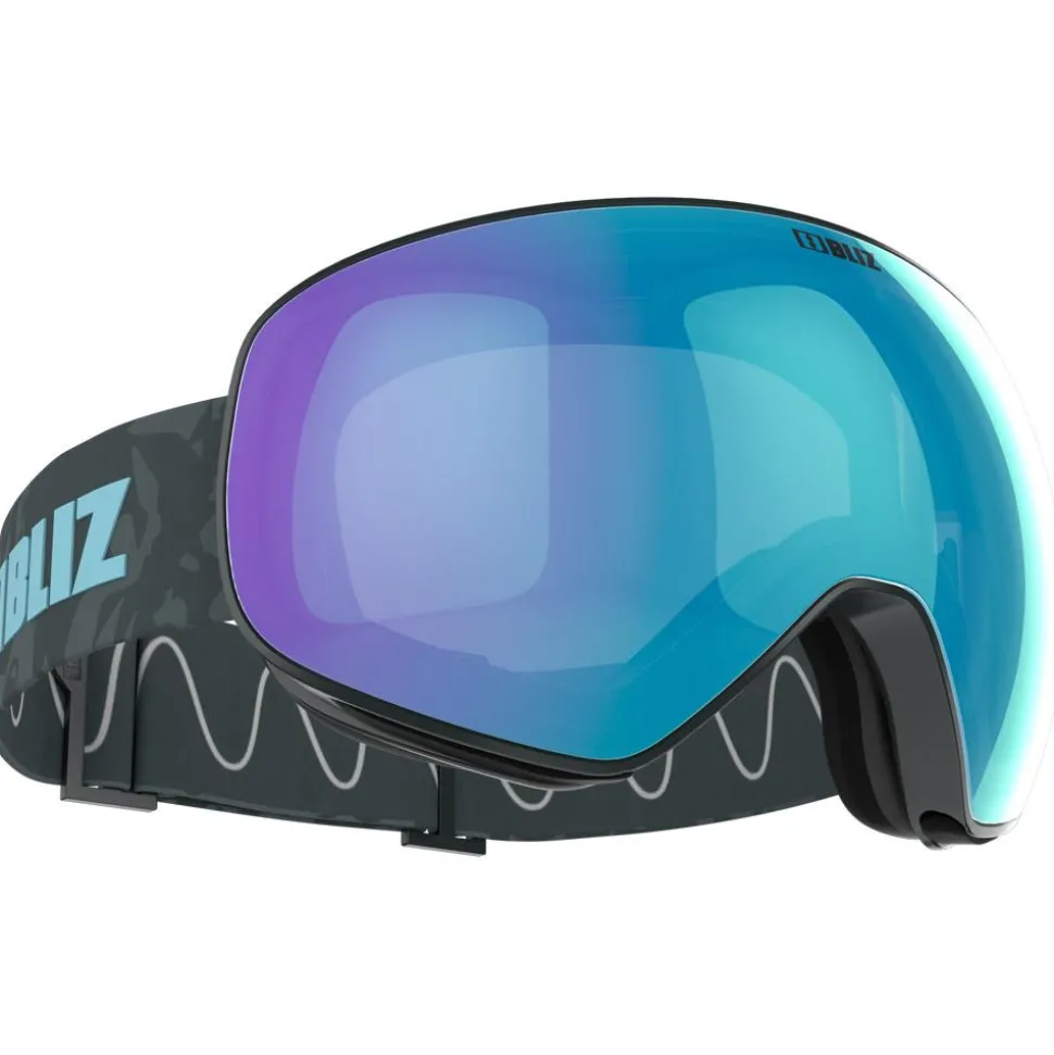 Masque de Ski Bliz Floz Matte Grey Smoke Ice Blue Multi