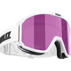 Masque de Ski Bliz Rave Matte White Brown Pink Multi