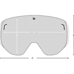 Masque de Ski Bollé Torus Full Grey Matte Volt Ice Blue