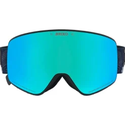 Masque de Ski Briko Ingrid Sharp Lite Graphic Pickled Bluewood Rose Copper Blue Mirror + Yellow