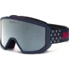 Masque de Ski Briko Vulcano Mask Sharp Lite France Tangaroa Blue Golden Silver Mirror