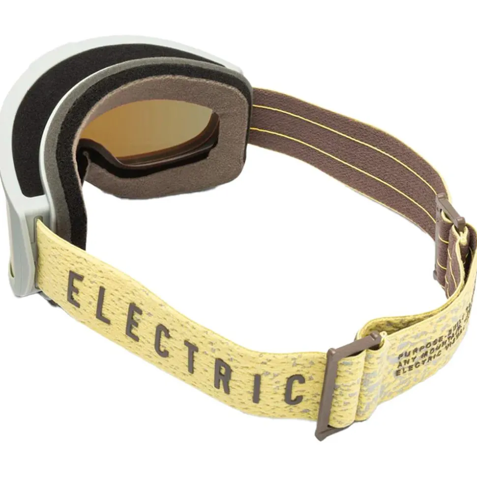 Masque de Ski Electric Cam Canna Speckle Gold Chrome