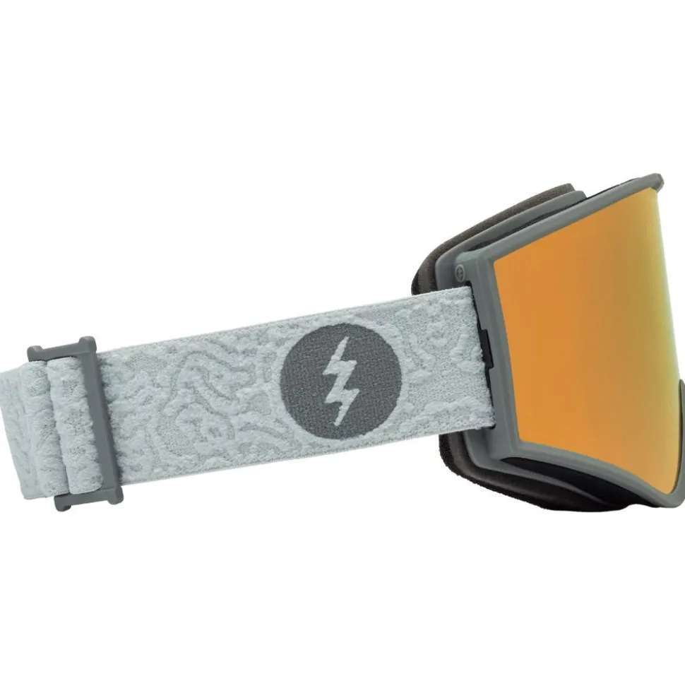 Masque de Ski Electric Kleveland Flood Smoke Gold Chrome + Yellow