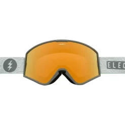 Masque de Ski Electric Kleveland Flood Smoke Gold Chrome + Yellow
