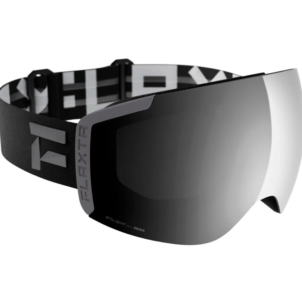 Masque de Ski Flaxta Episode Dull Grey Silver Mirror Lens