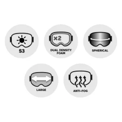 Masque de Ski Julbo Lightyear Noir Spectron 3