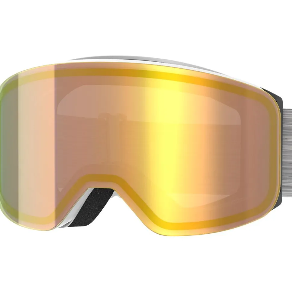 Masque de Ski Marker Squadron Magnet+ White Gold Mirror Cs