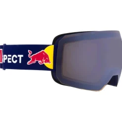 Masque de Ski Red Bull Spect Chute Matt Blue Purple Blue Mirror + Cloudy Snow
