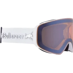 Masque de Ski Red Bull Spect Jam Matt White Smoke Silver Mirror + Cloudy Snow