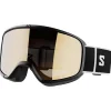 Masque de Ski Salomon Aksium 2.0 Black Flash Gold