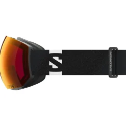 Masque de Ski Salomon Radium Pro Black Sigma Poppy Red + Sigma Light Blue