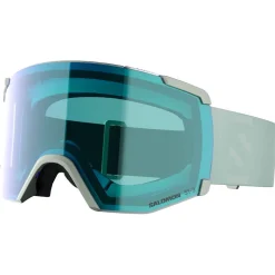 Masque de Ski Salomon S/View White Moss Photo Multilayer Blue