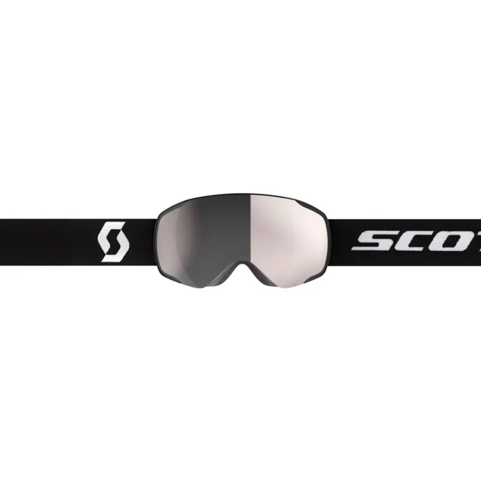 Masque de Ski Scott Vapor Mineral Black White Enhancer Silver Chrome