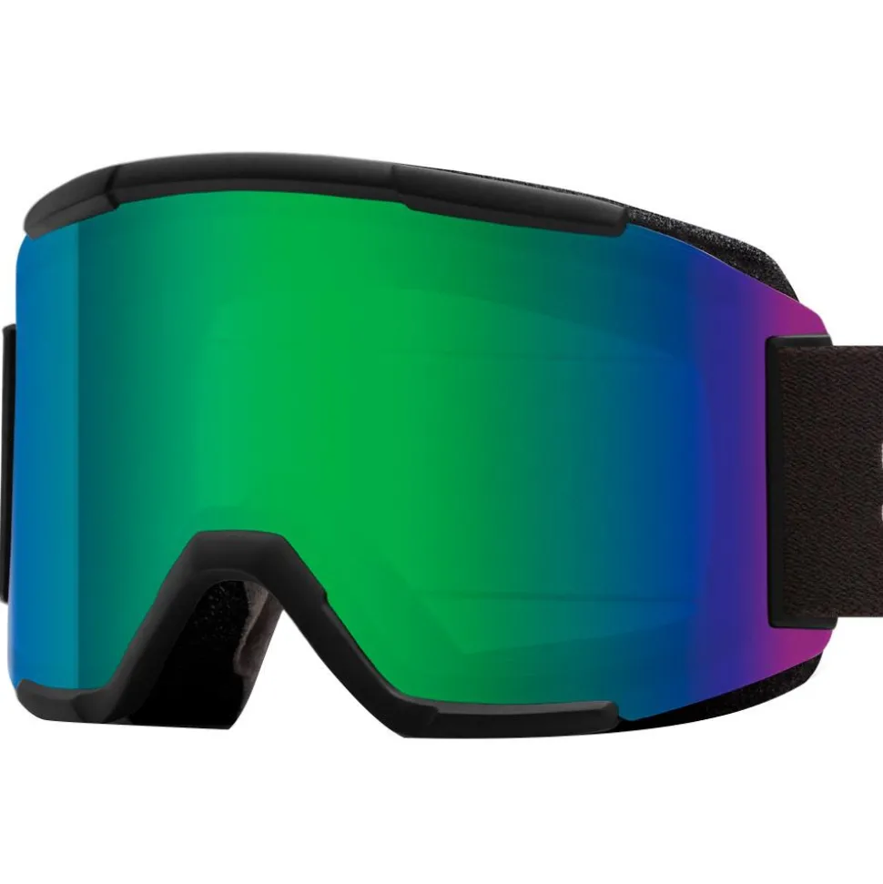Masque de Ski Smith Forum Black Green Sol-X Mirror