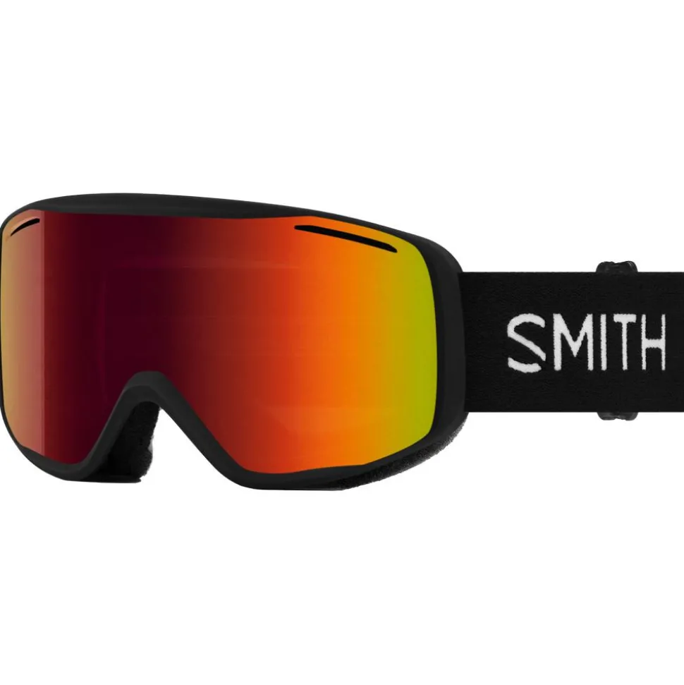 Masque de Ski Smith Rally Black Red Sol-x Mirror