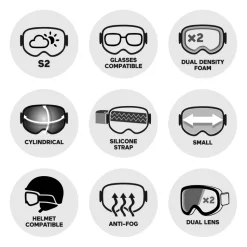 Masque de Ski Smith Rally Alpine Ice Ignitor Mirror