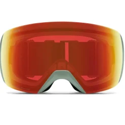 Masque de Ski Smith Skyline XL Sage Brush Paste Up Chromapop Everyday Red Mirror