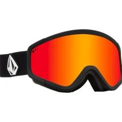 Masque de Ski Volcom Attunga Matte Black Red Chrome