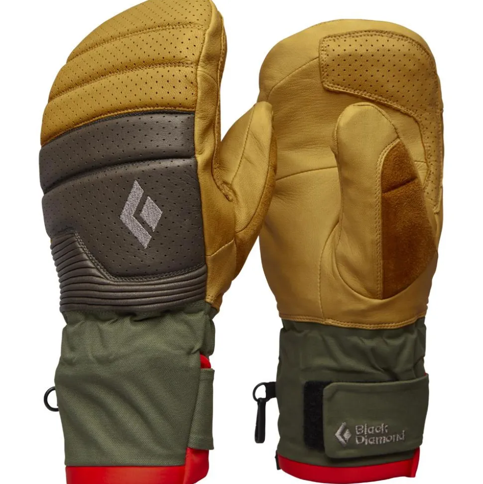 Moufles Black Diamond Progression Mitts Beeswax Walnut