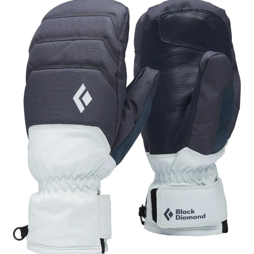 Moufles Black Diamond Women's Mission Mx Mitts Charcoal Belay Blue