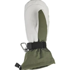 Moufles Hestra Army Leather Heli Ski Female Mitt Olive Offwhite