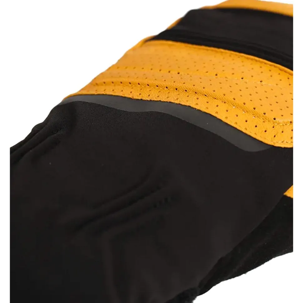 Moufles Lenz Heat Glove 8.0 Finger Cap Lobster Black Yellow