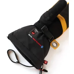 Moufles Lenz Heat Glove 8.0 Finger Cap Lobster Black Yellow