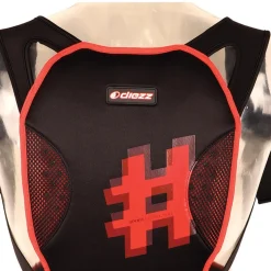 Protection dorsale Diezz Soft 2AC Adult Black Red