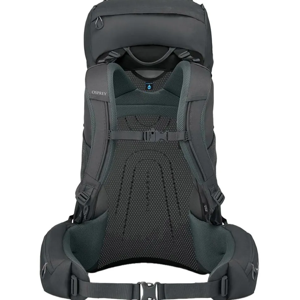 Sac à dos Osprey Rook 65 Dark Charcoal Silver Lining