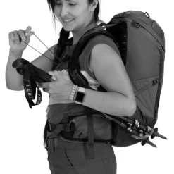 Sac à dos Osprey Tempest 26 Black Coal Grey